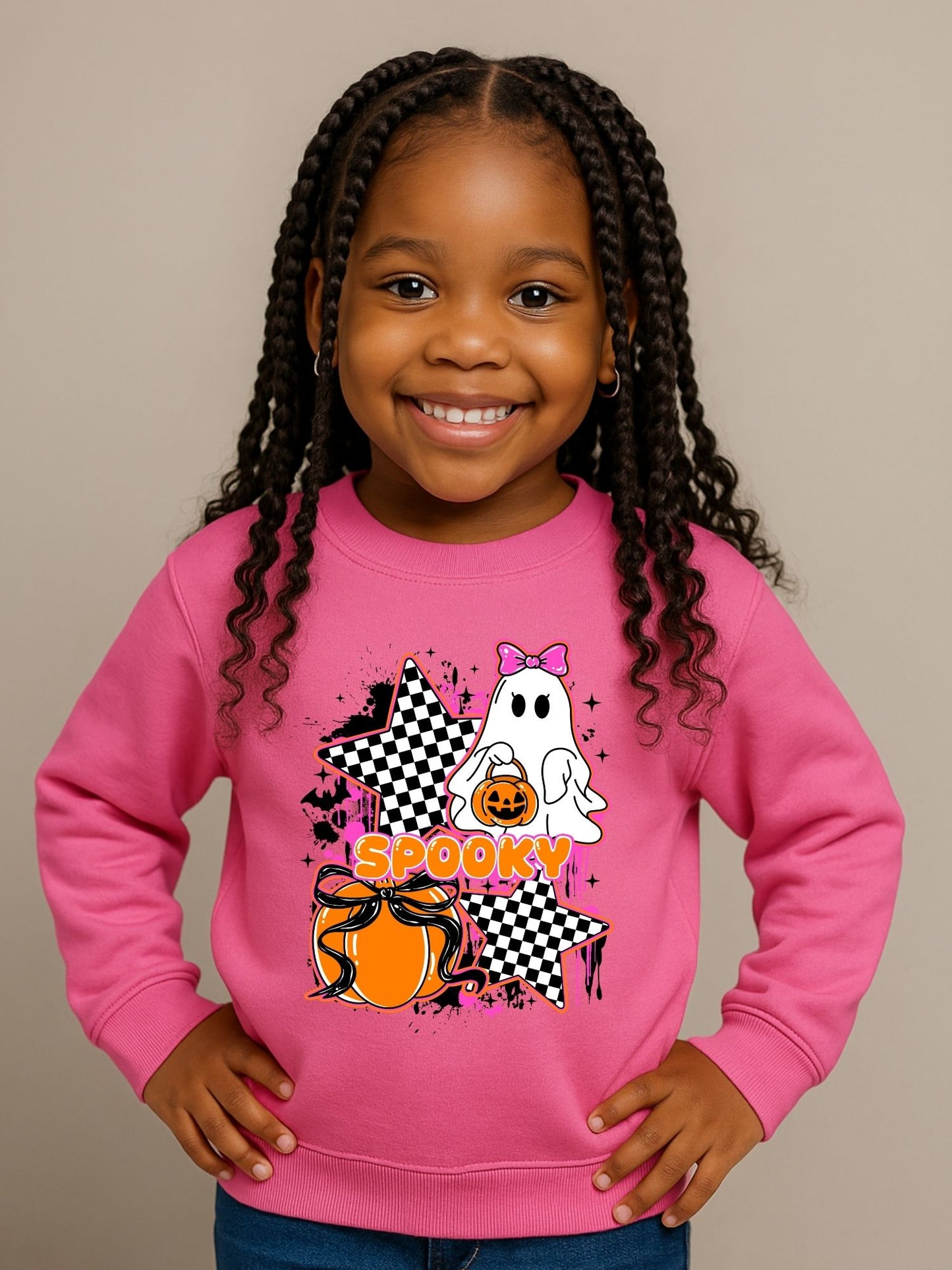 Spooky colorful sweatshirt