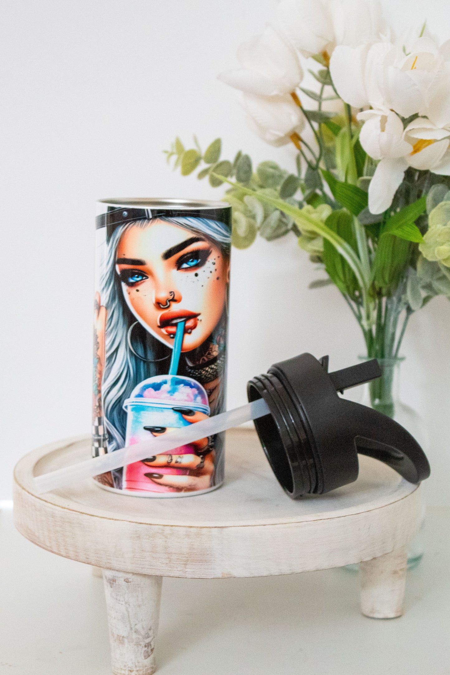 Icy Baddie 18 oz Water Bottle