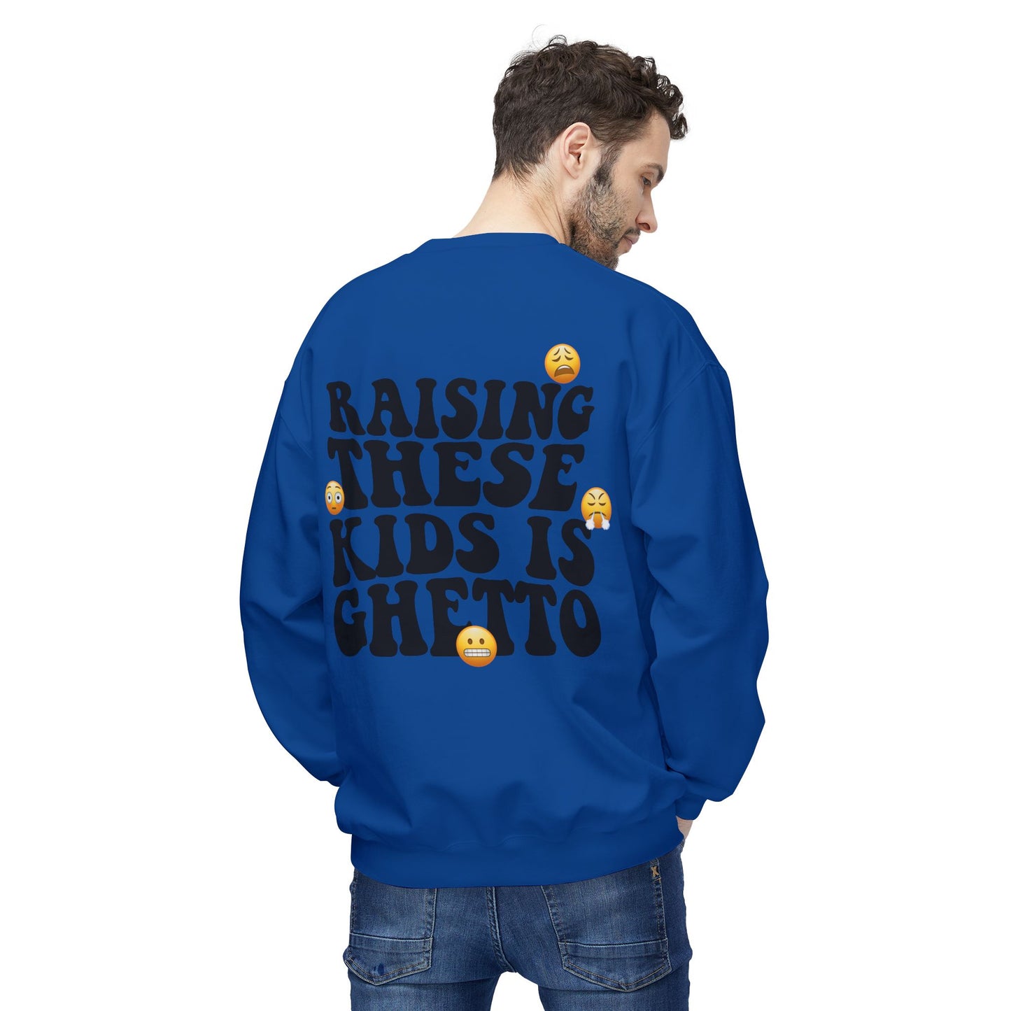 Humorous Parenting Crewneck Sweatshirt