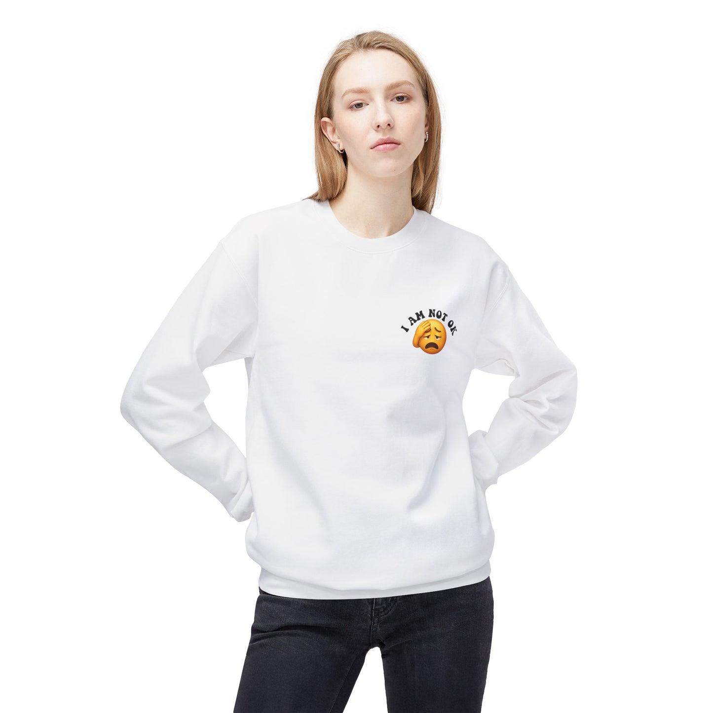 Humorous Parenting Crewneck Sweatshirt
