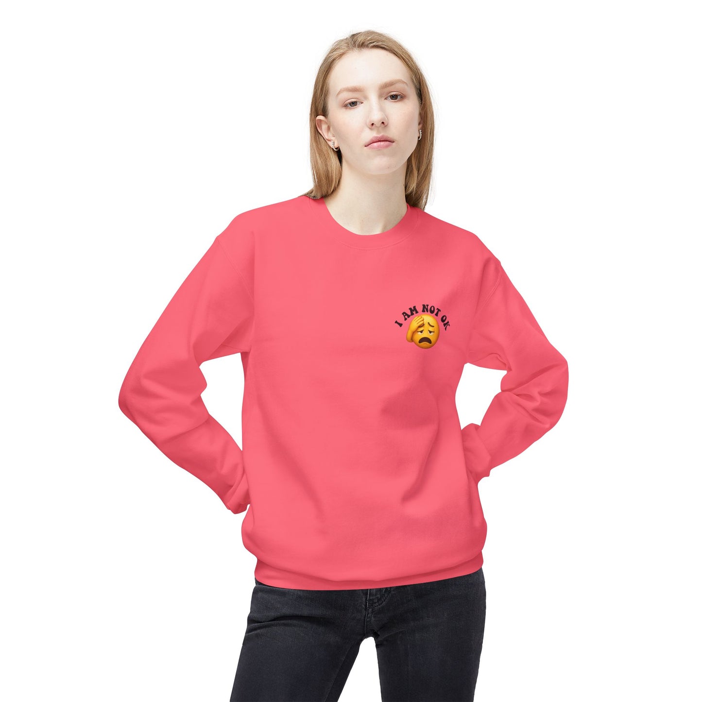 Humorous Parenting Crewneck Sweatshirt