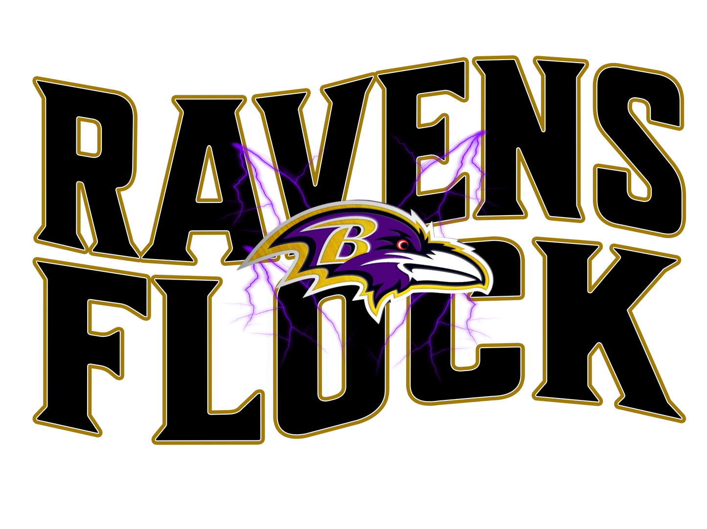 Ravens Flock Hoodie