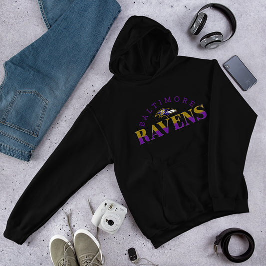 Ravens Ombre Hoodie