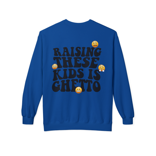Humorous Parenting Crewneck Sweatshirt