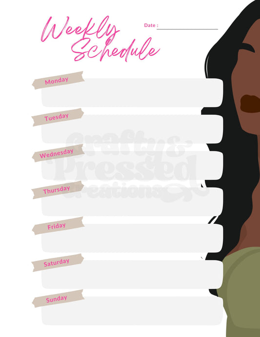 WEEKLY PLANNER